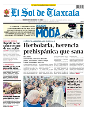 Cover of El Sol de Tlaxcala
