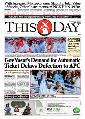 Cover of THISDAY