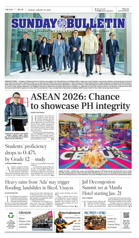 Cover of Manila Bulletin