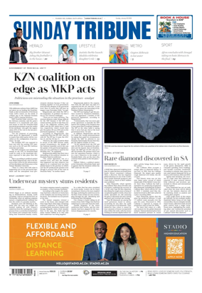 Cover of Sunday Tribune