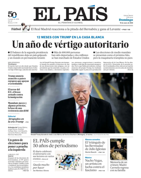 Cover of El Pais