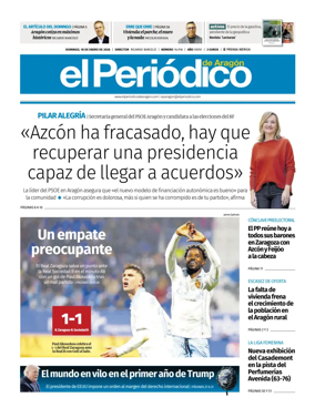 Cover of El Periodico Aragon