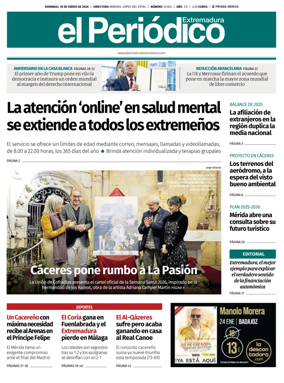 Cover of El Periodico Extremadura