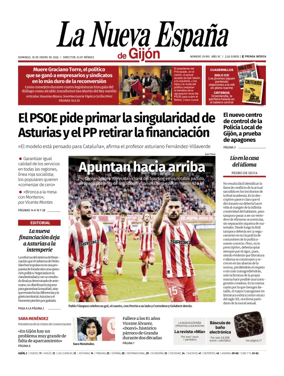 Cover of La Nueva Espana (Gijon)