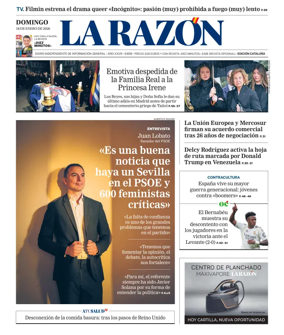 Cover of La Razon (Cataluna)
