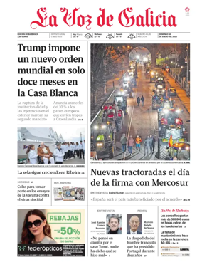 Cover of La Voz de Galicia (Barbanza)