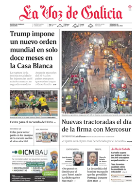 Cover of La Voz de Galicia (Carballo)