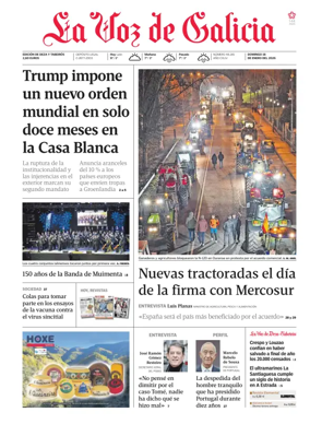 Cover of La Voz de Galicia (Deza)