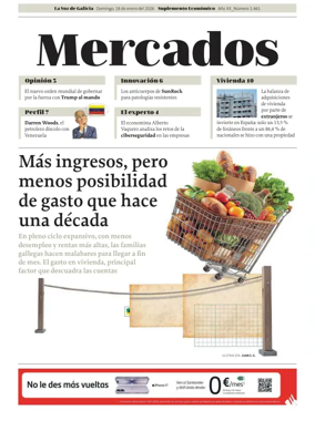 Cover of La Voz de Galicia (Viveiro) - Mercados