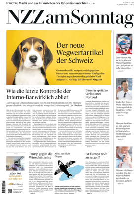 Cover of Neue Zurcher Zeitung Sunday