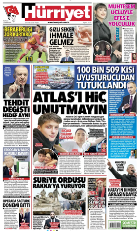 Cover of Hurriyet