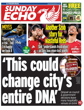 Cover of Liverpool Echo