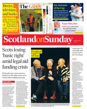 Cover of Scotland on Sunday