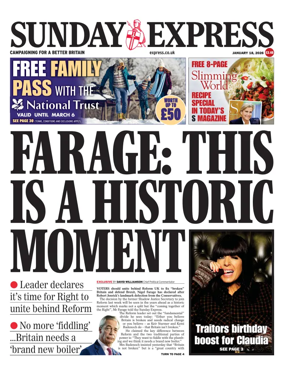 Cover of Sunday Express