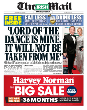 Cover of The Irish Mail on Sunday