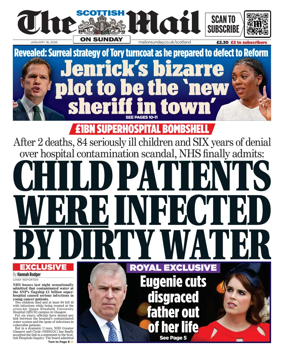 Cover of The Scottish Mail on Sunday