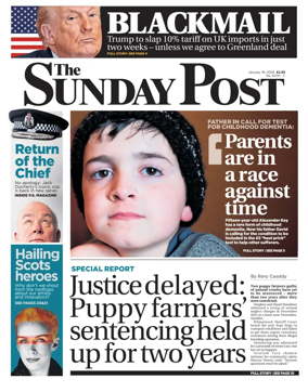 Cover of The Sunday Post (Central Edition)