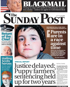 Cover of The Sunday Post (Dundee)