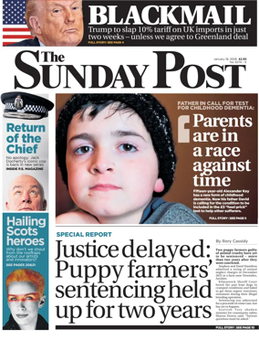 Cover of The Sunday Post (Inverness)