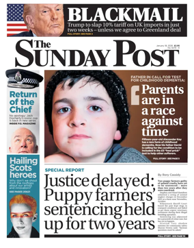 Cover of The Sunday Post (Newcastle)
