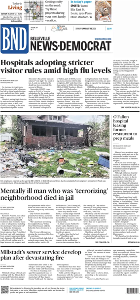 Cover of Belleville News-Democrat (Sunday)