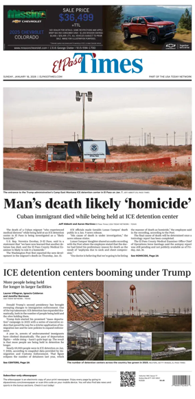 Cover of El Paso Times