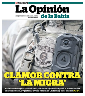 Cover of La Opinion de la Bahia