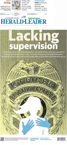 Cover of Lexington Herald-Leader (Sunday)