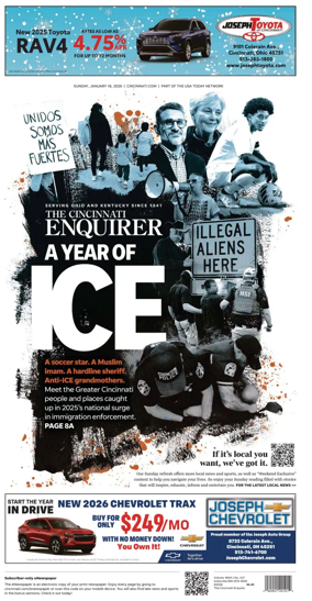 Cover of The Cincinnati Enquirer