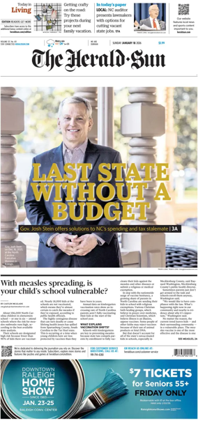 Cover of The Herald Sun (Sunday)