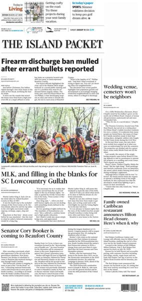 Cover of The Island Packet (Sunday)