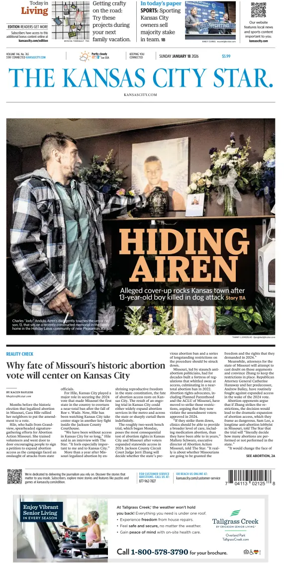 Cover of The Kansas City Star (Sunday)