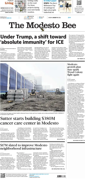 Cover of The Modesto Bee (Sunday)