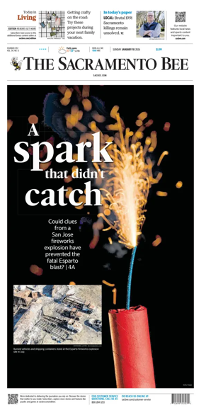 Cover of The Sacramento Bee (Sunday)