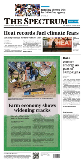 Cover of The Spectrum & Daily News