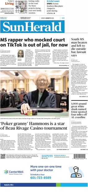 Cover of The Sun Herald (Sunday)