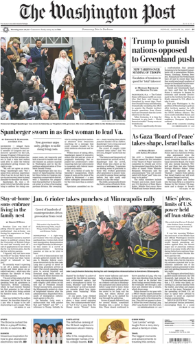 Cover of The Washington Post Sunday