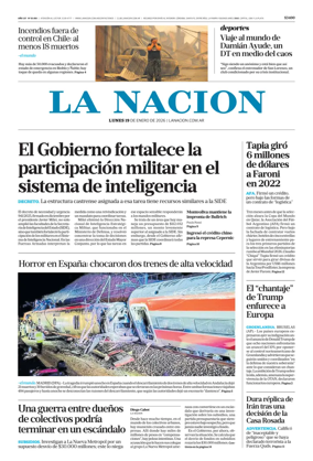 Cover of La Nacion