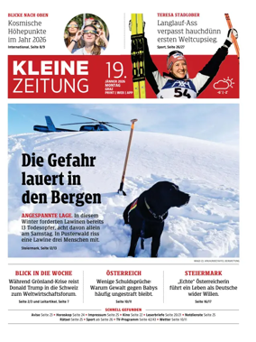Cover of Kleine Zeitung Steiermark