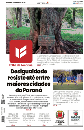 Cover of Folha de Londrina