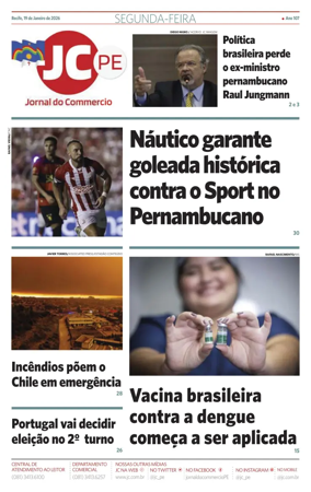 Cover of Jornal do Commercio