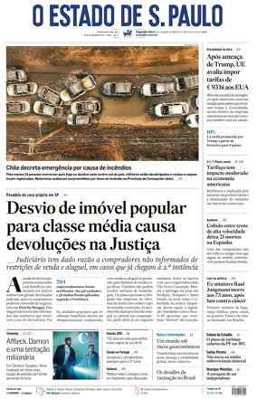 Cover of O Estado de S. Paulo