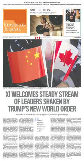 Cover of Edmonton Journal