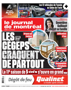 Cover of Le Journal de Montreal