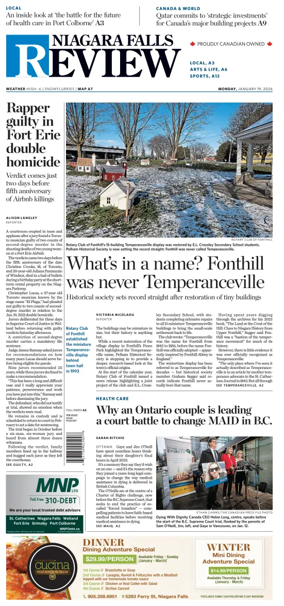 Cover of The Niagara Falls Review