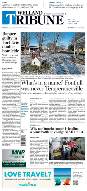 Cover of The Welland Tribune