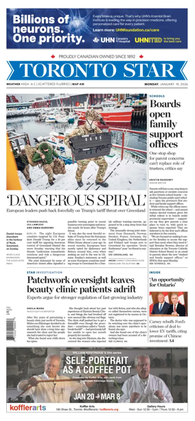 Cover of Toronto Star