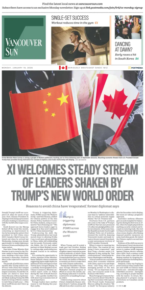 Cover of Vancouver Sun