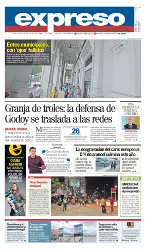 Cover of Diario Expreso