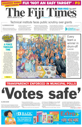 Cover of The Fiji Times